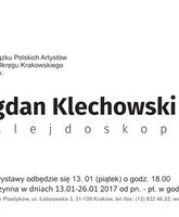 Wystawa malarstwa Bogdana Klechowskiego pt " Kalejdoskop" 
